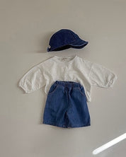 Baby&Toddler - 7/8 Length Denim Shorts (Ready Stock)