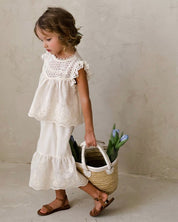 FLO Mio Blouse and Mello Pants Set (Ready Stock)