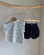 Monpetit Fore Blouse & Bottom Set (Ready Stock)