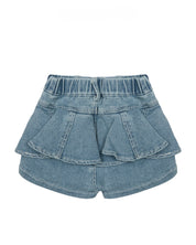Mimi Flare Denim Shorts (Ready Stock)