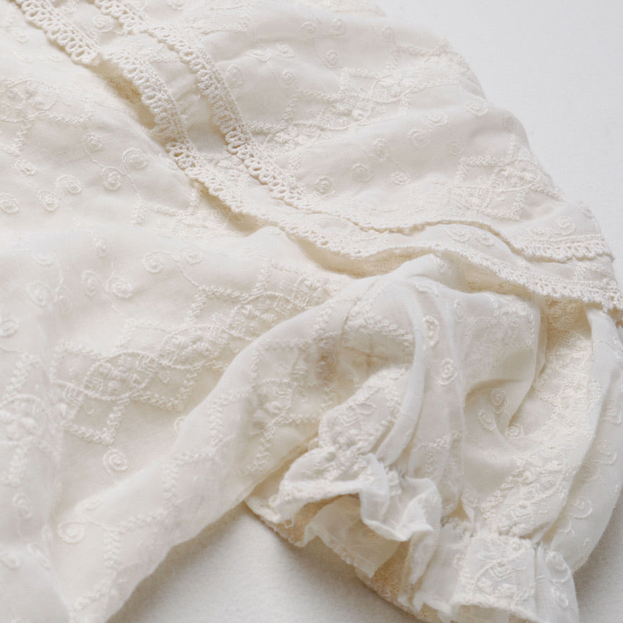 Lace Collar Blouse (Ready Stock)