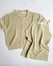 Ice Cardigan & Camisole Set (Ready Stock)