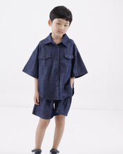 Denim Top and Bottom Set (Ready Stock)