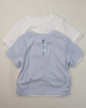 DM Bow detail T-shirt (Ready Stock)