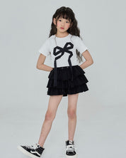 Droop Ribbon T-Shirt (Ready Stock)