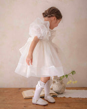 Ines Organza Dress - White (Ready Stock)