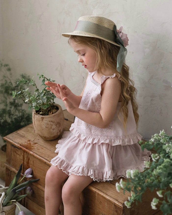 Flo Sealy Top and Lia Skirt-legging Bottom Set (Ready Stock)
