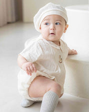Leo Embroidery Romper (Ready Stock)