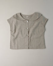 Nunubiel Slub Cotton Kids' Top & Bottom Set (Ready Stock)