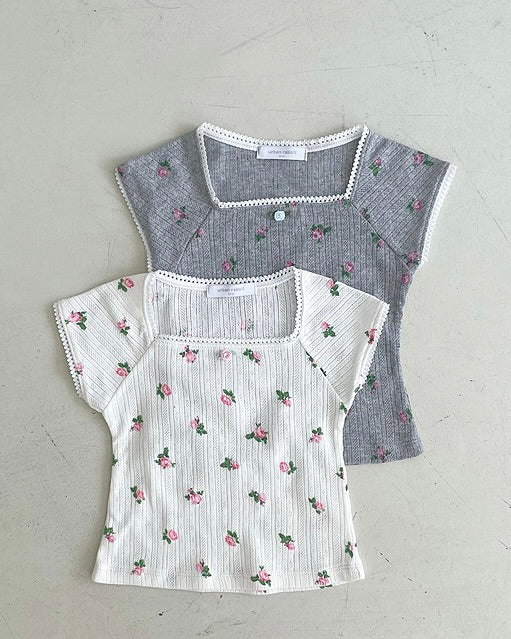 Urban Rabbit Rose Tee (Ready Stock)