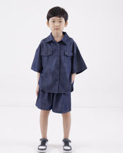 Denim Top and Bottom Set (Ready Stock)