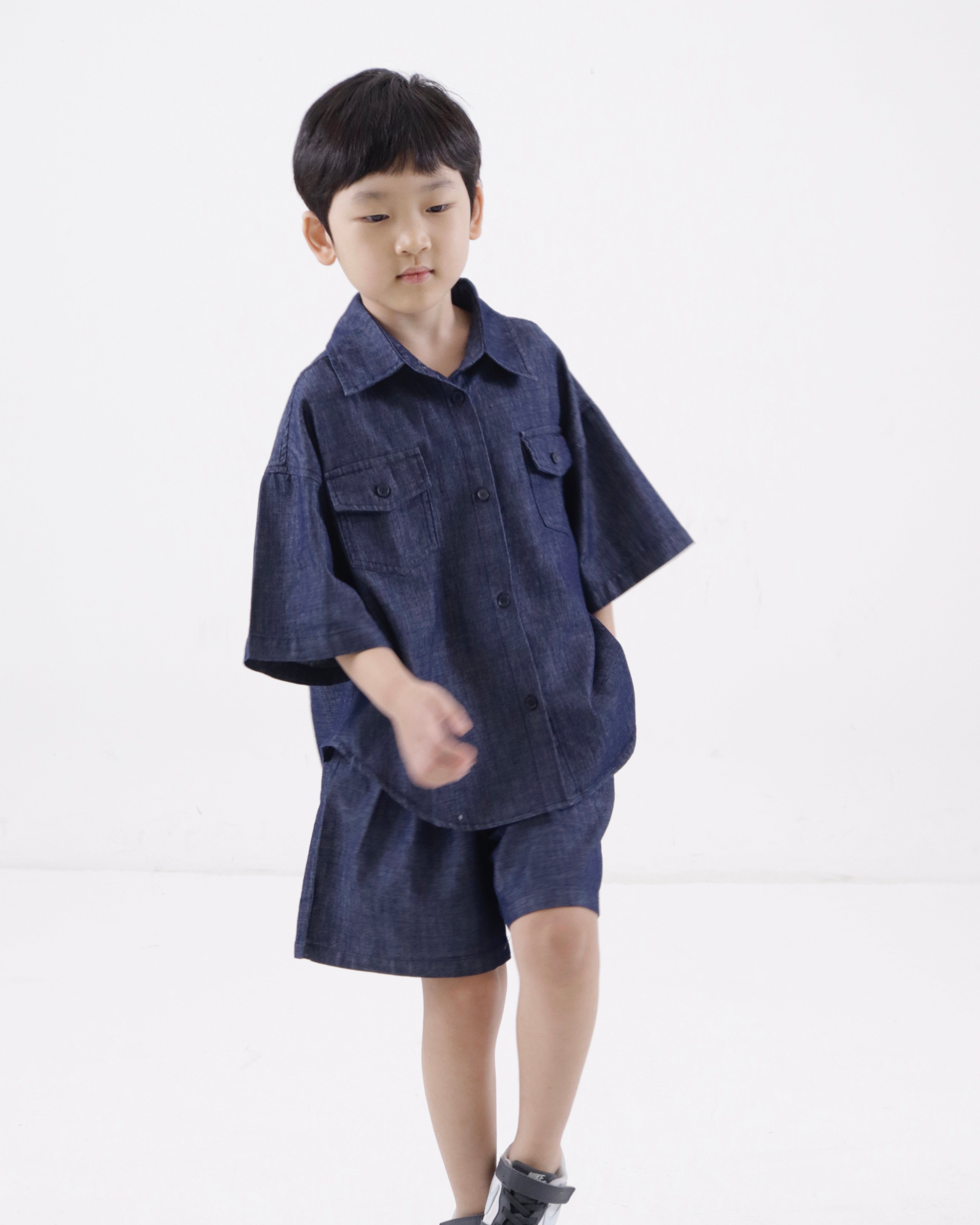 Denim Top and Bottom Set (Ready Stock)