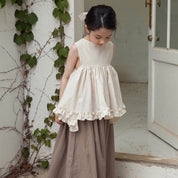 *Premium - Nunu Signature Flared Blouse & Wide-Leg Pants SET (Ready stock)