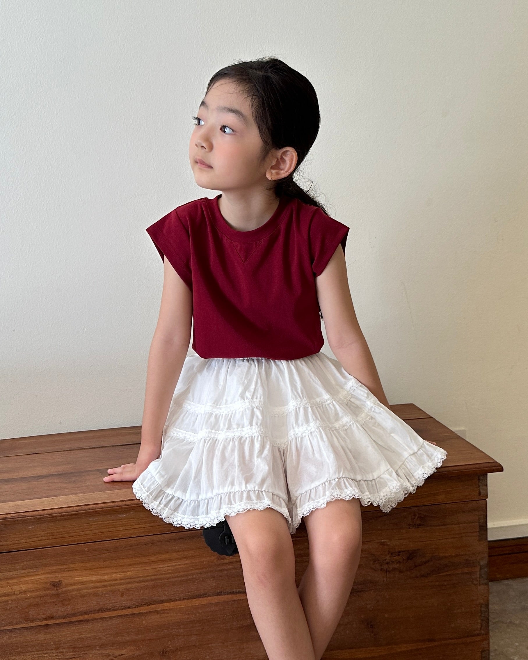Maroon Red T (Ready Stock)