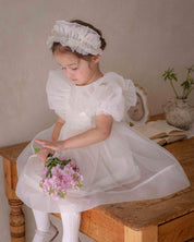 Ines Organza Dress - White (Ready Stock)