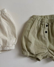 Baby&Toddler -  Button Shorts (Ready Stock)