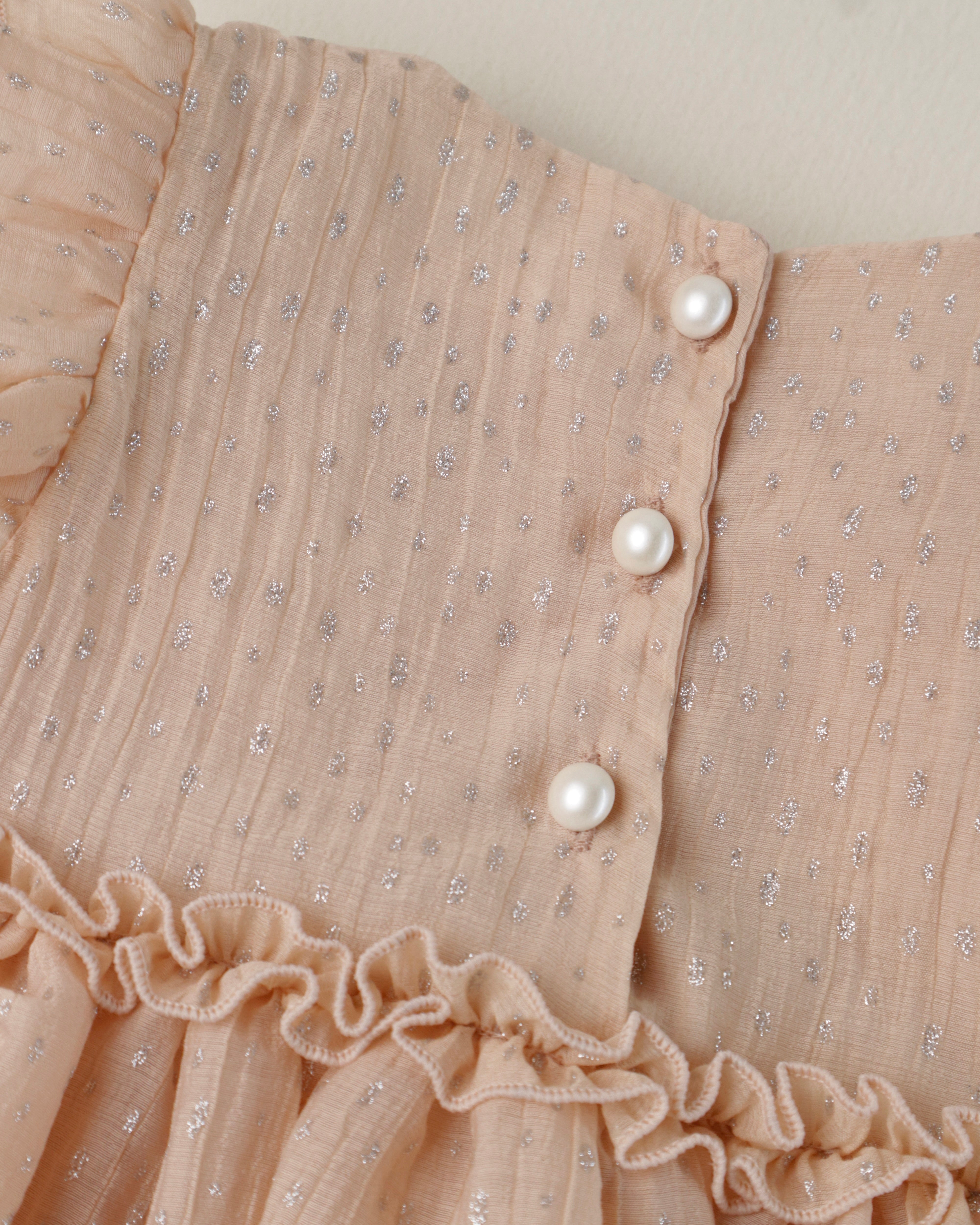 Oren Roel Pearl Suit - Pinkish peach (Ready Stock)