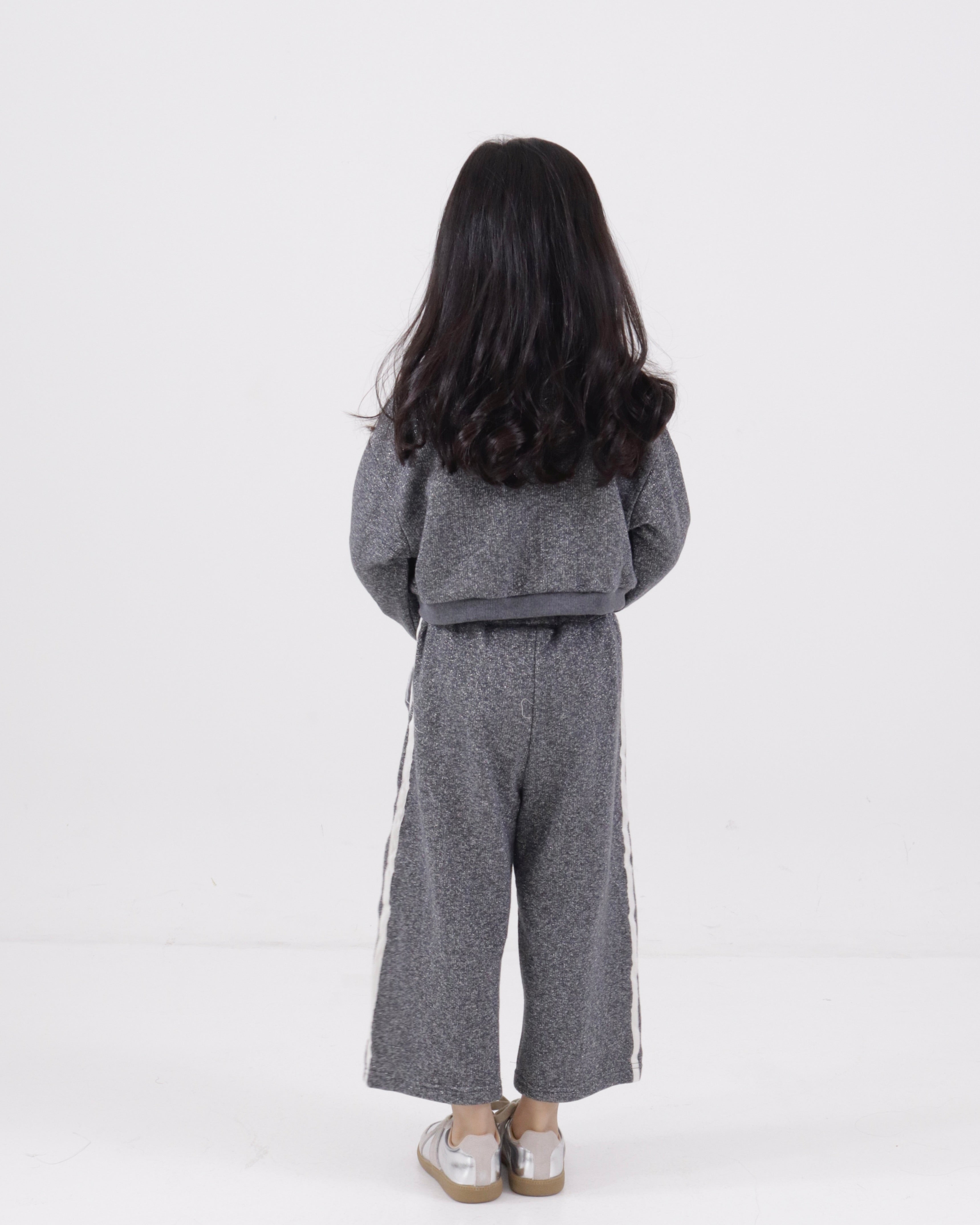 Crop Top Tracksuit Set (Ready Stock)