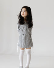 COCO Terry Top & Skorts Set  (Ready Stock)