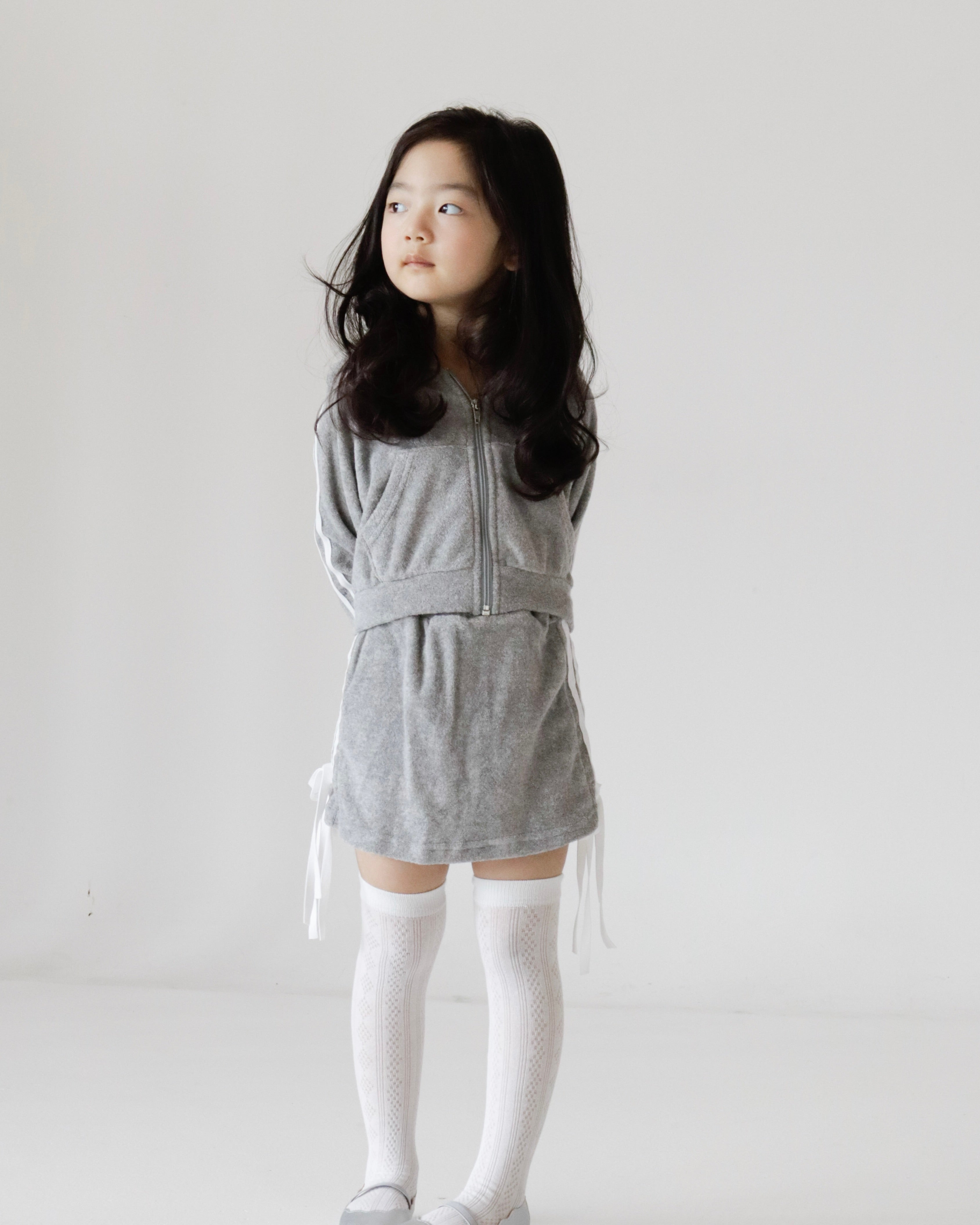 COCO Terry Top & Skorts Set  (Ready Stock)