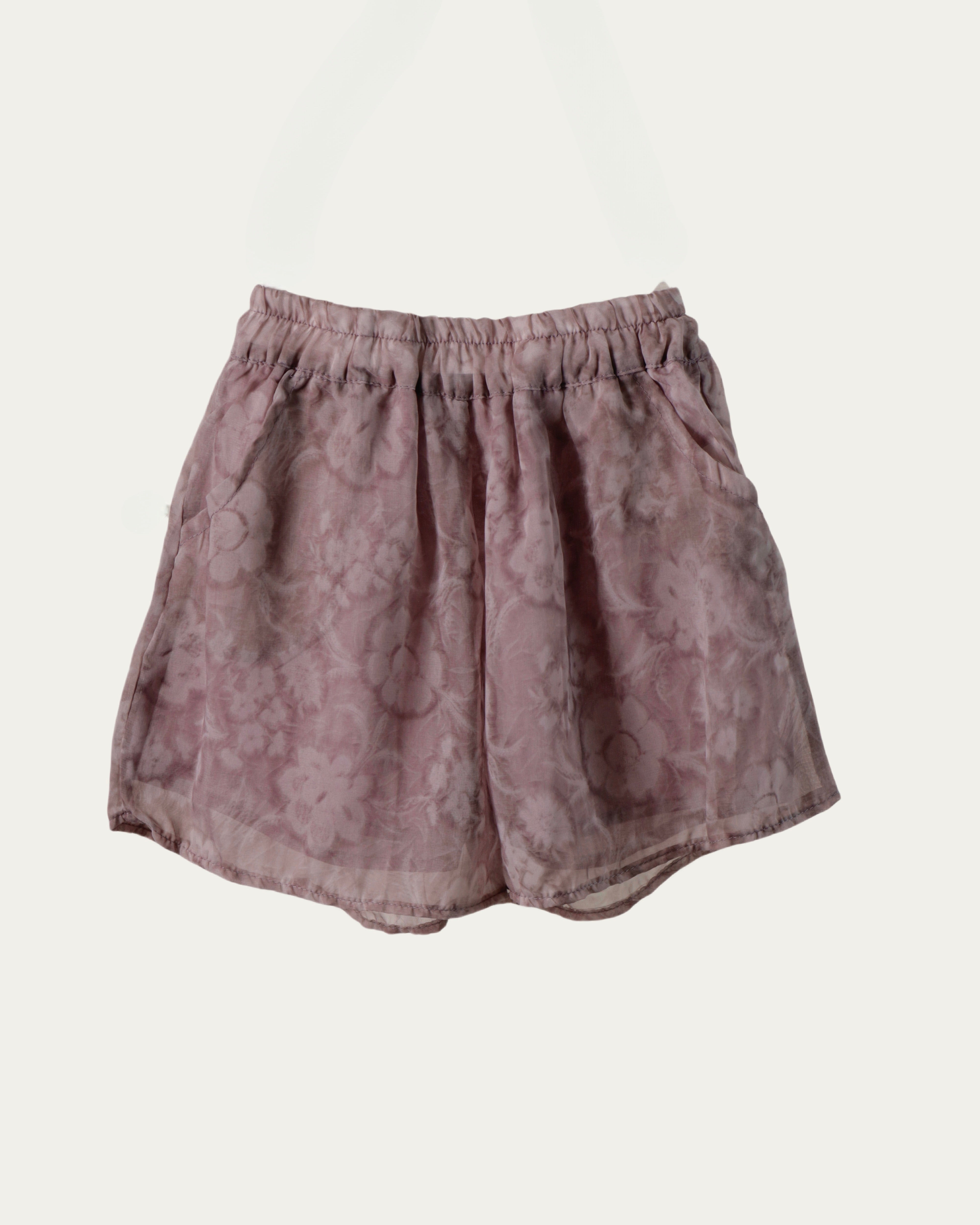 NY Floral Print Shorts (Ready Stock)