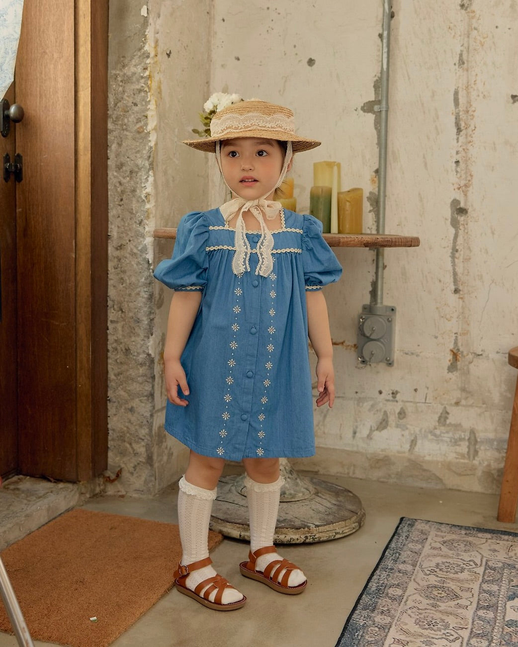 Jardin Blue Dress (Ready Stock)