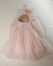 Oren CL Organza Dress - Pink  (Ready Stock)