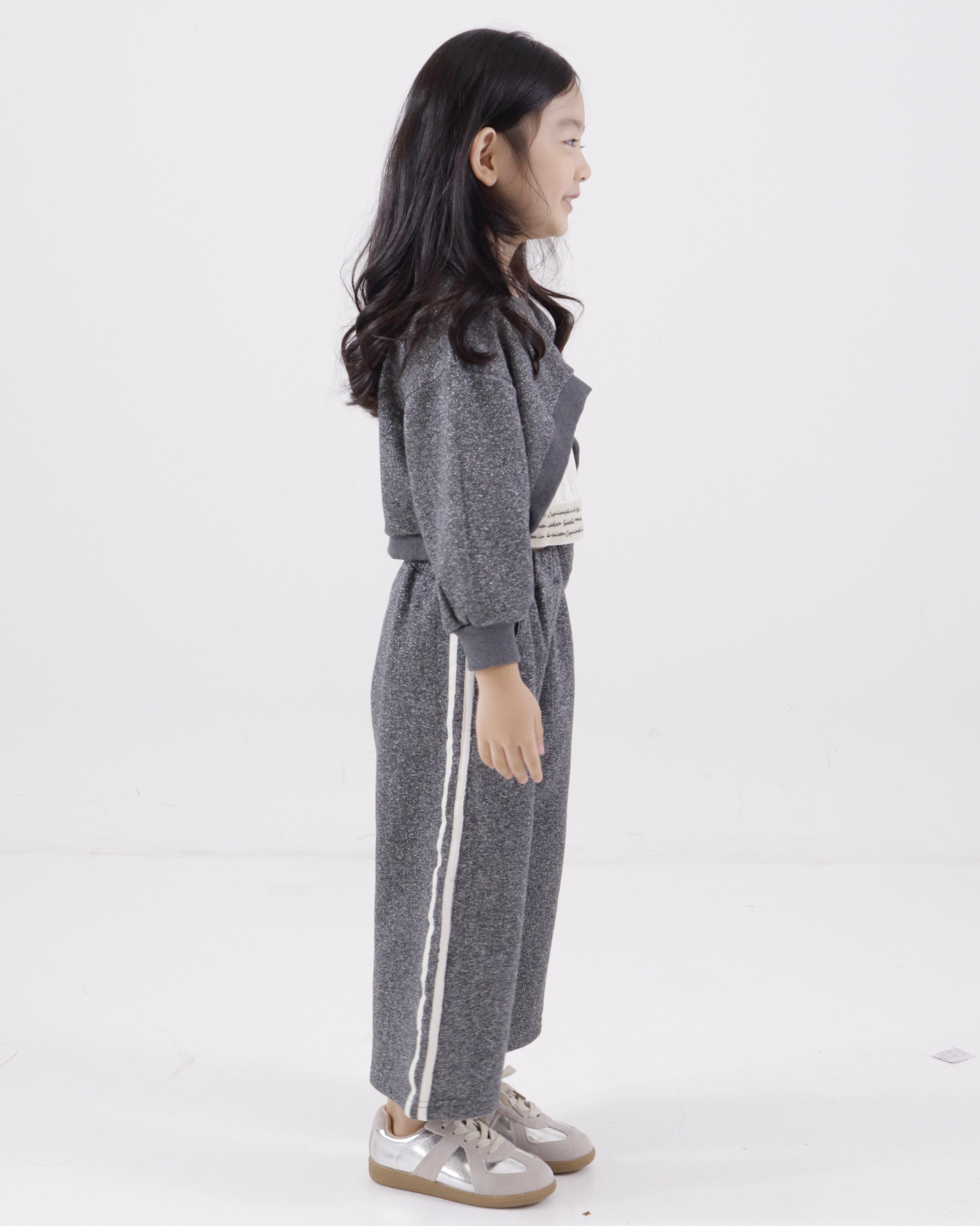 Crop Top Tracksuit Set (Ready Stock)