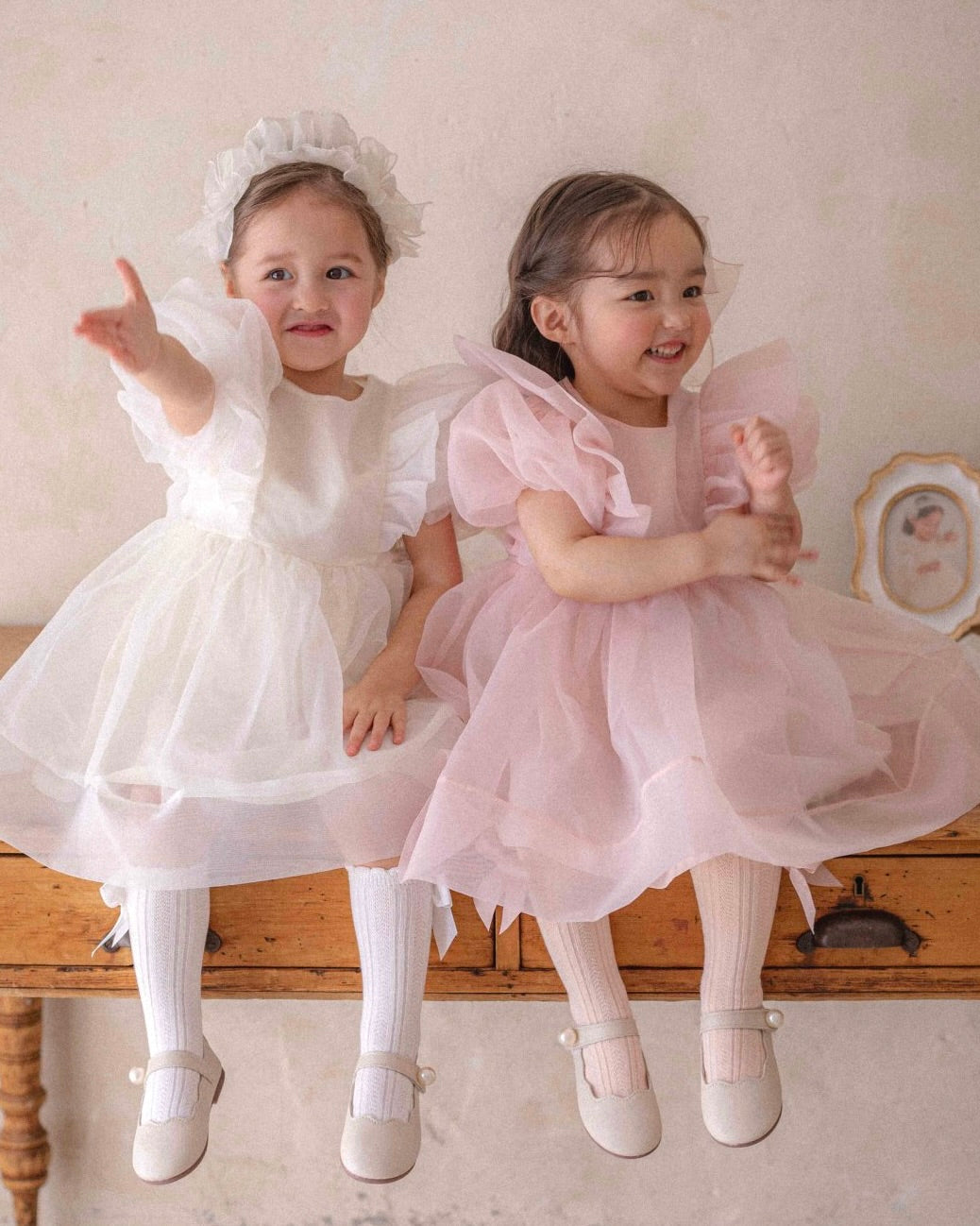 Ines Organza Dress - Pink (Ready Stock)