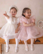 Ines Organza Dress - Pink (Ready Stock)