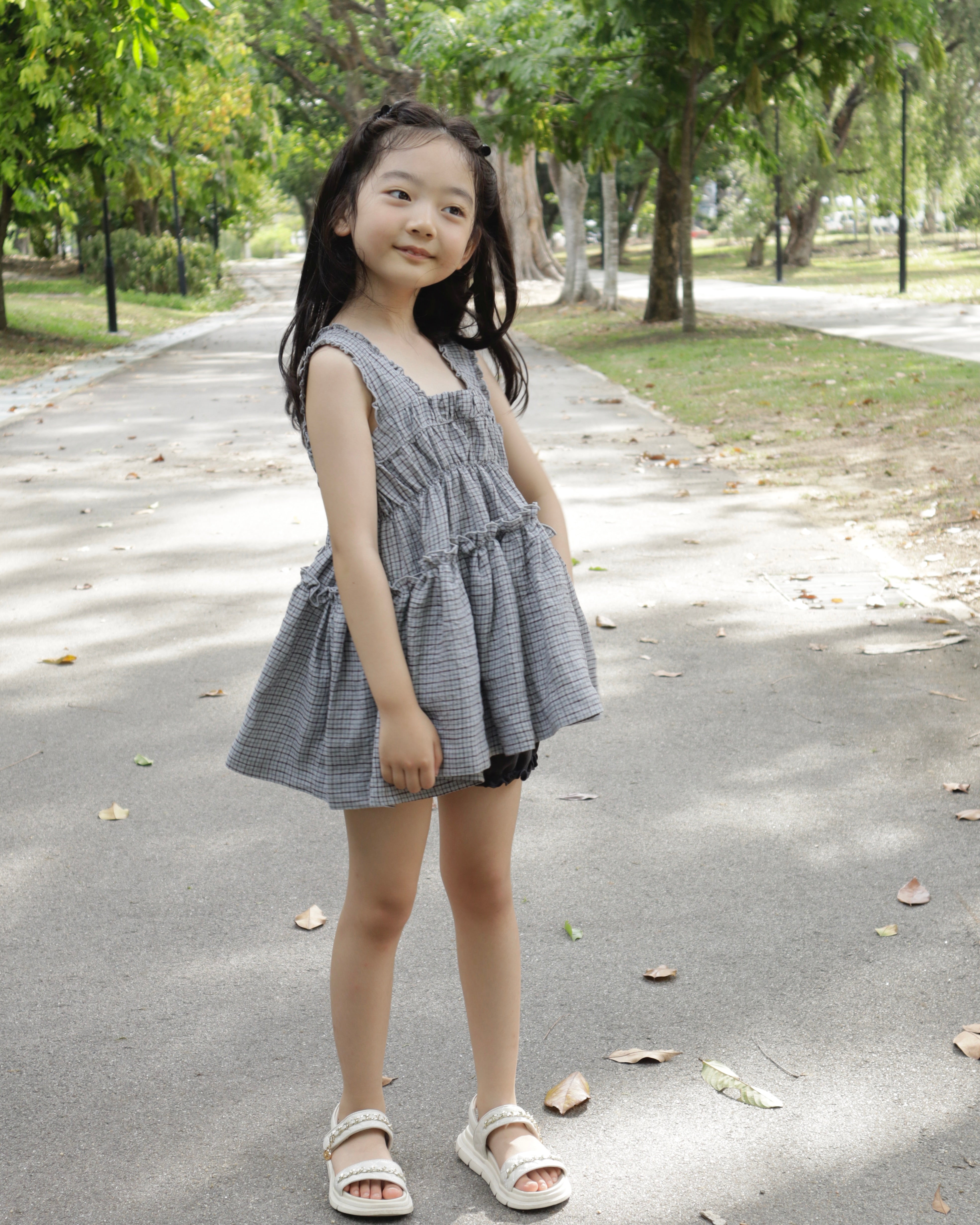 *Premium* - Nounou Tulip Top and Hobagi Shorts Set (Ready Stock)