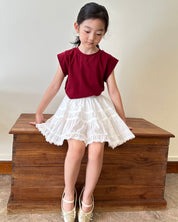 Maroon Red T (Ready Stock)