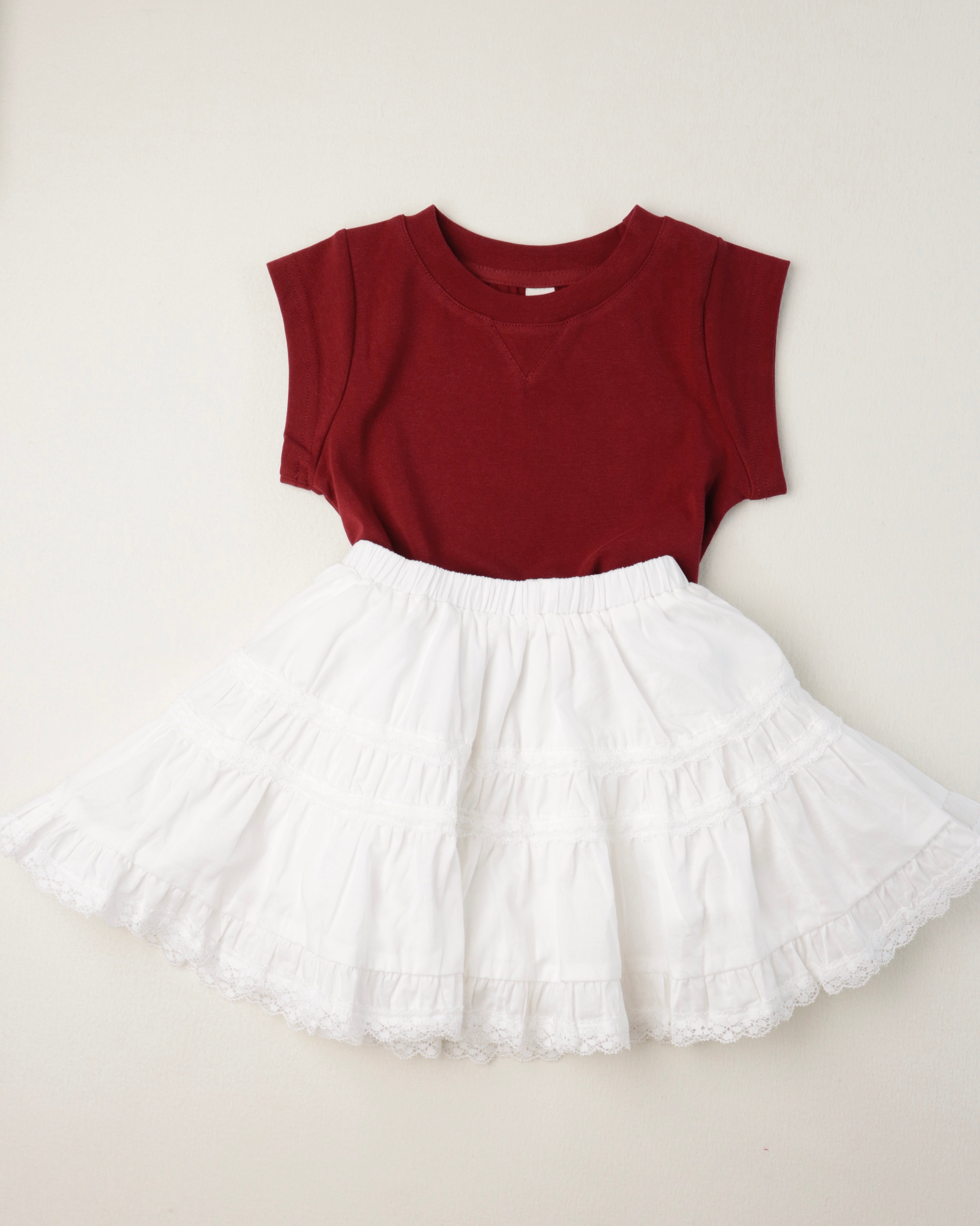 Maroon Red T (Ready Stock)
