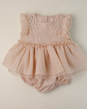 Oren Roel Pearl Suit - Pinkish peach (Ready Stock)