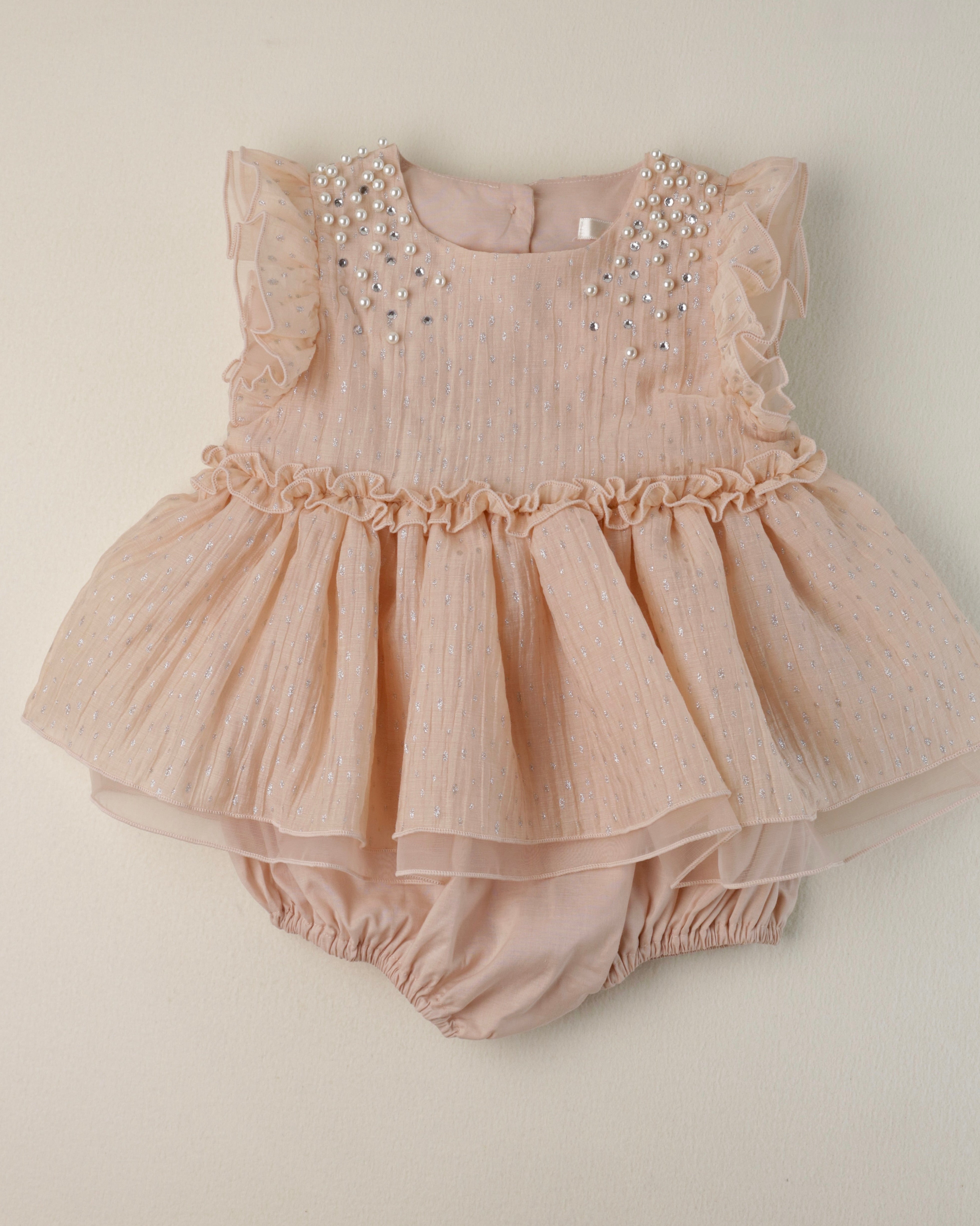 Oren Roel Pearl Suit - Pinkish peach (Ready Stock)