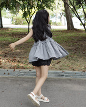 *Premium* - Nounou Tulip Top and Hobagi Shorts Set (Ready Stock)