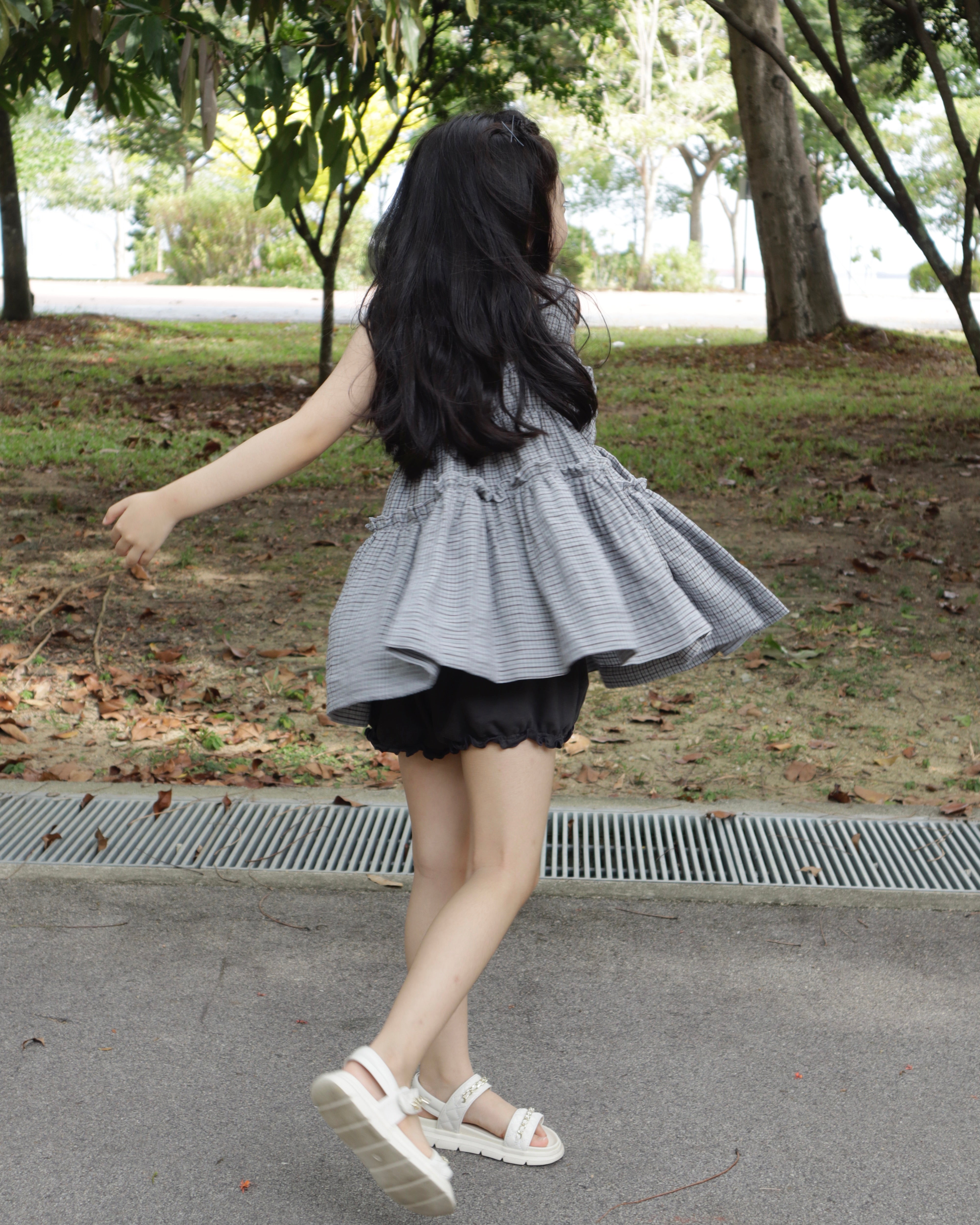 *Premium* - Nounou Tulip Top and Hobagi Shorts Set (Ready Stock)