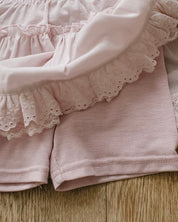 Flo Sealy Top and Lia Skirt-legging Bottom Set (Ready Stock)