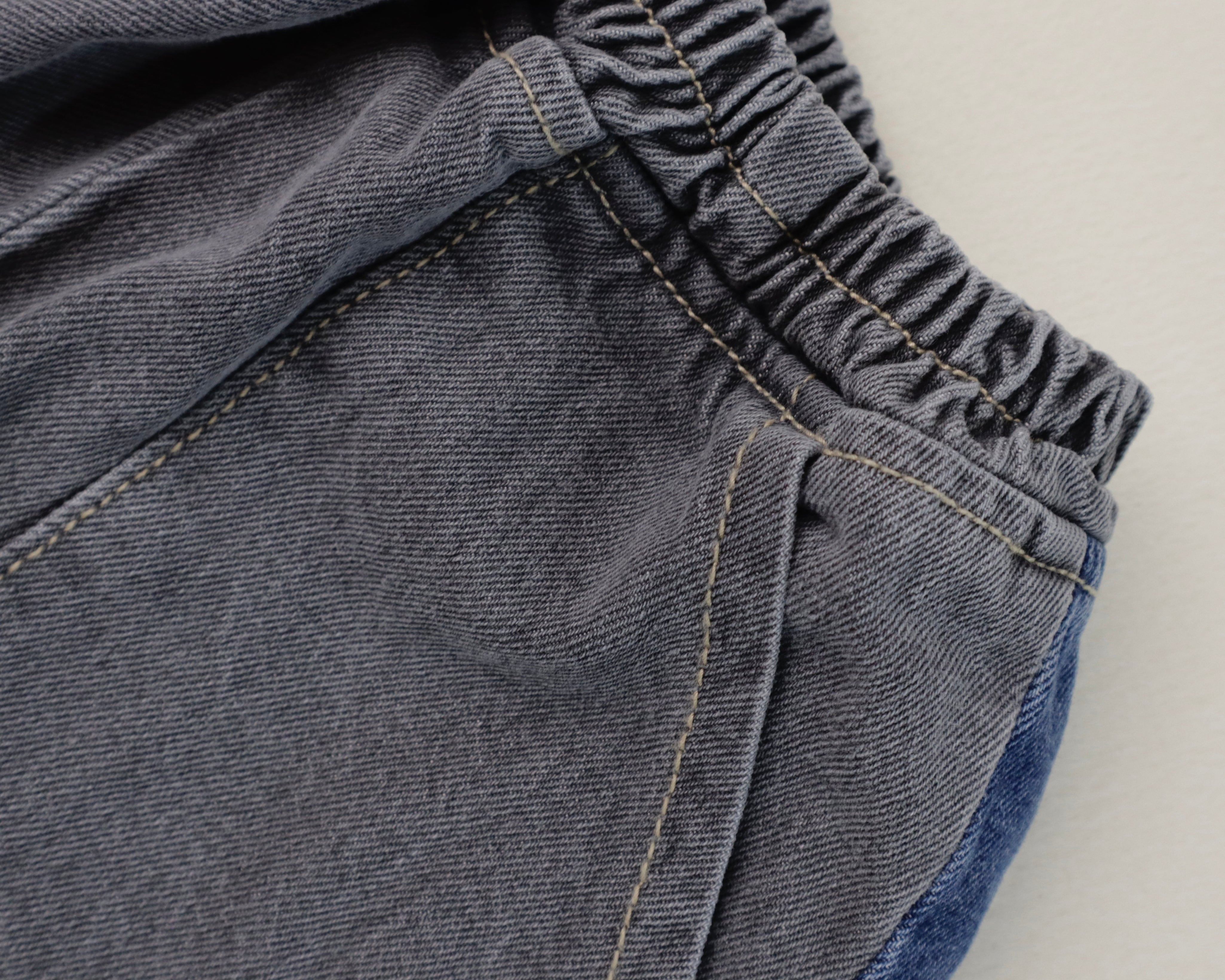 Mini Dual Color Denim Shorts (Ready Stock)