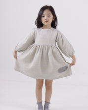 Cotton Linen Textured Dress (Ready Stock)