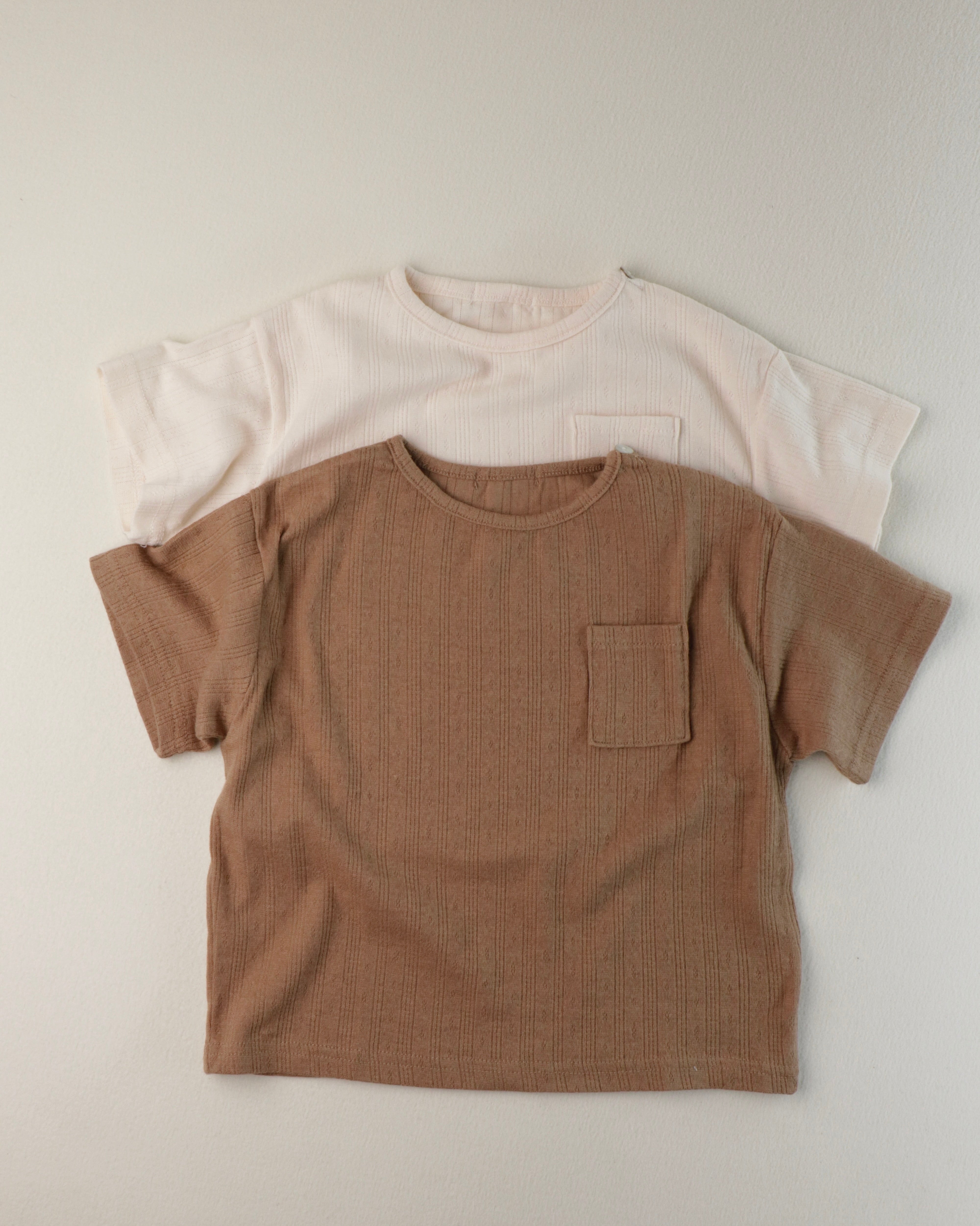 Minirobe Jacquard Tee Baby & Toddler (Ready Stock)