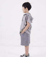 Bleach effect shorts (Ready Stock)