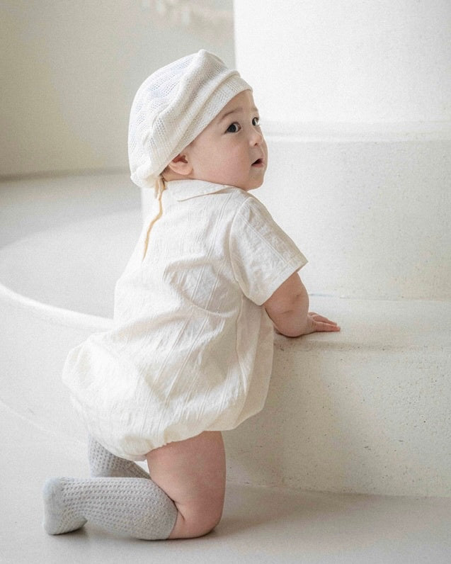 Leo Embroidery Romper (Ready Stock)