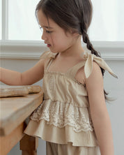 MOMO Blouse+Pant Set (Ready Stock)