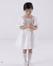 Monbebe Cotton Ripple Dress (Ready Stock)