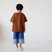 Drop-shoulder distressed Tee (Ready Stock)
