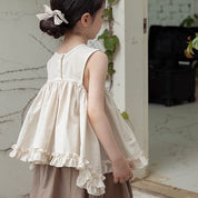 *Premium - Nunu Signature Flared Blouse & Wide-Leg Pants SET (Ready stock)