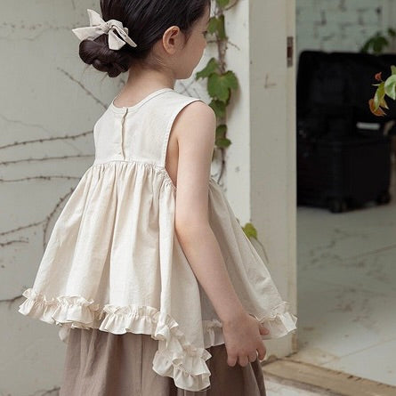 *Premium - Nunu Signature Flared Blouse & Wide-Leg Pants SET (Ready stock)