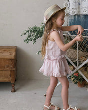 Flo Sealy Top and Lia Skirt-legging Bottom Set (Ready Stock)