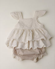 Layered Babydoll Top + Bloomer Set (Ready Stock)